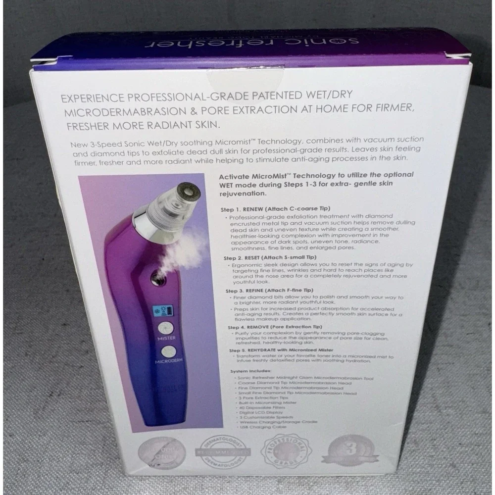 Michael Todd Limited Edition‎ Sonic Refresher Microderm Pore Extraction Glam